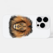 ライオン 水彩 レオ 王 サファリ 動物 ジャングル 猫 Case-Mate iPhoneケース (裏面 (横))