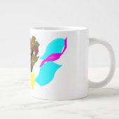 ライオン 波 アート ジャンボコーヒーマグカップ (右)