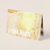 ライオン 箔カード (正面)