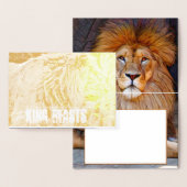 ライオン 箔カード (ディスプレー)