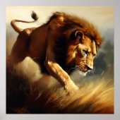 ライオン(12)野良猫 ポスター (正面)