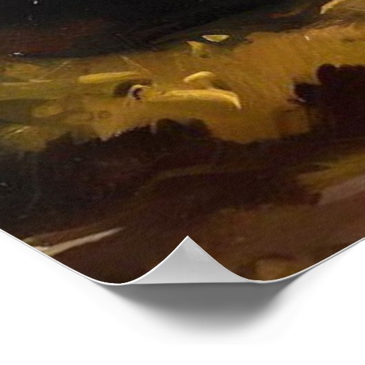 ライオン(13)野良猫 ポスター (角)