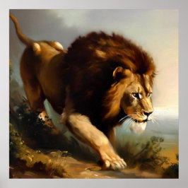 ライオン(13)野良猫 ポスター