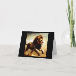 ライオン(1)野良猫 カード