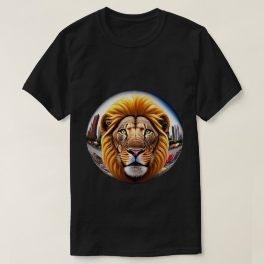 ライオン 50x50 0001 tシャツ (デザイン正面)