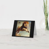 ライオン(8)野良猫 カード (正面)