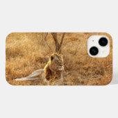 ライオン iPhone 14 カバー (裏面 (横))