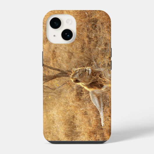 ライオン iPhone 14 カバー (裏面)