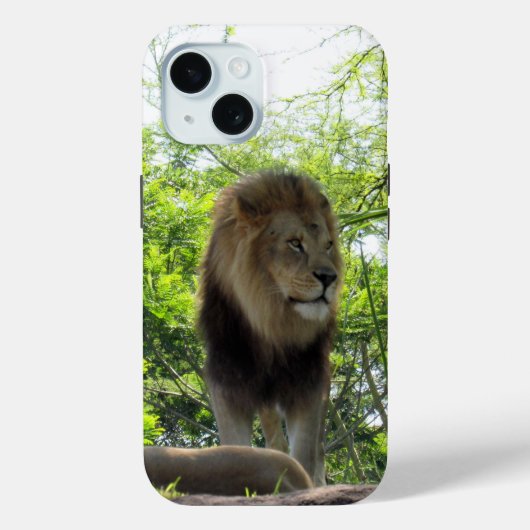 ライオン – King of the Jungle Phone Case Case-Mate iPhoneケース (裏面)