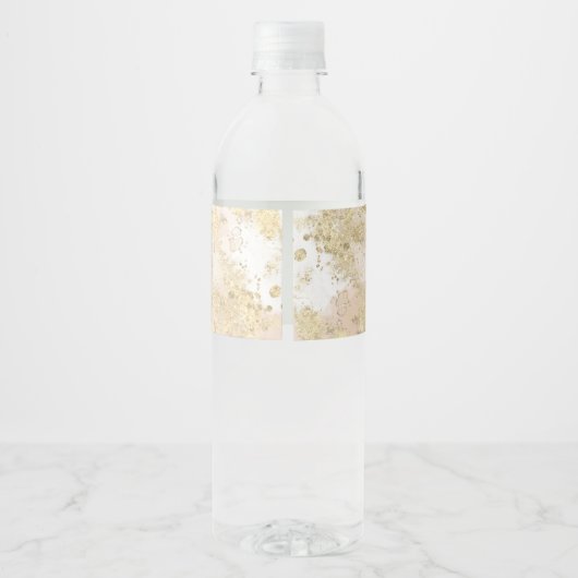 ライオンCub小さな王が彼の方法で赤ちゃんシャワー ペットボトルラベル (裏面)