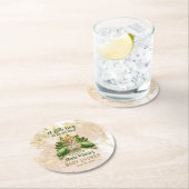 ライオンCub小さな王が彼の方法で赤ちゃんシャワー ラウンドペーパーコースター (インサイチュ)