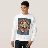 ライオンTシャツ スウェットシャツ (正面フル)
