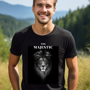ライオ威厳のあるンのTシャツ Tシャツ