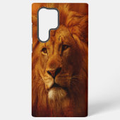 ライオ威厳のあるンポートレート SAMSUNG GALAXYケース (裏面)