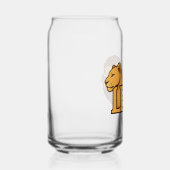 ライオ威厳のあるン&ライオンスフュージョン – はっきりした野生生物 ガラス缶 (左)