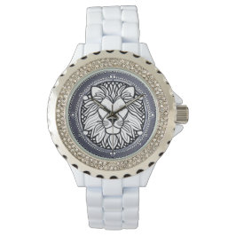 ライオ威厳のあるン 腕時計