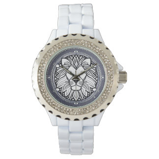 ライオ威厳のあるン 腕時計