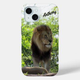 ライオ威厳のあるンIPhoneケース iPhone 15ケース