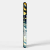 ライオ市松模様にン Case-Mate iPhoneケース (裏面 / 右)