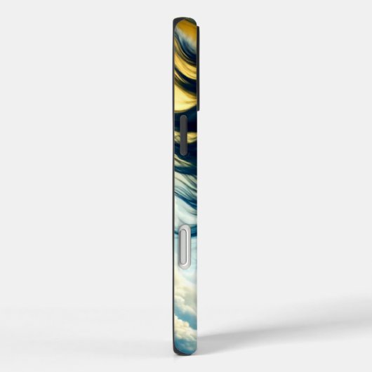 ライオ市松模様にン Case-Mate iPhoneケース (裏面 / 右)