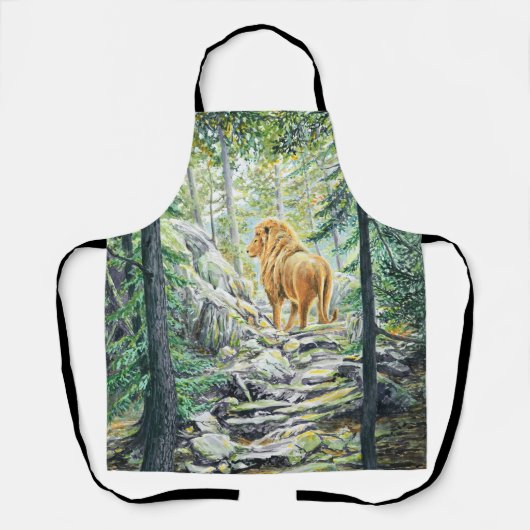 ライオ後を追ンの – エプロン (正面)