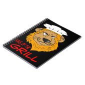 ライオ怒ンシェフとおもしろい引用文 ノートブック (左側)