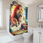 ライオ怒ン シャワーカーテン (インサイチュ)