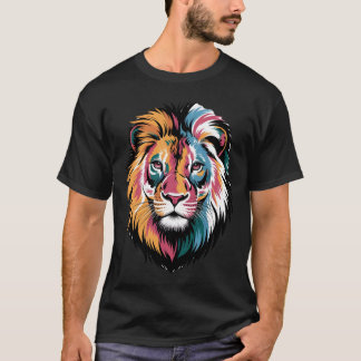 ライオ怒ンTシャツライオTシャツキングティー Tシャツ