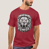 ライオ怒ンTシャツ Tシャツ (正面)
