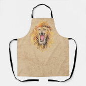ライオ渦巻形のン エプロン (正面)