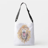 ライオ渦巻形のン クロスボディバッグ (裏面)