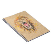 ライオ渦巻形のン ノートブック (右側)