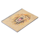 ライオ渦巻形のン ノートブック (左側)