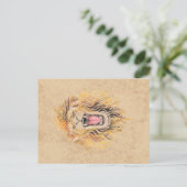 ライオ渦巻形のン ポストカード (スタンド正面)