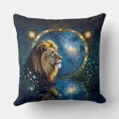 ライオ素晴らしンオブザミッドナイト湖 クッション (裏面)