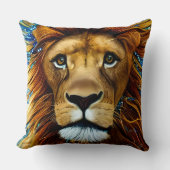 ライオ素晴らしン クッション (正面)