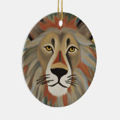 ライオ絵画ン セラミックオーナメント (右)