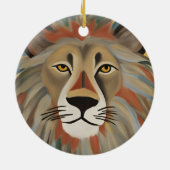 ライオ絵画ン セラミックオーナメント (裏面)