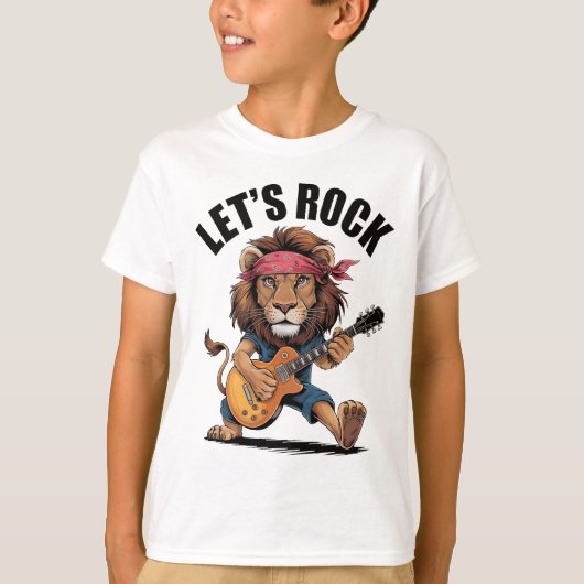 ライオ遊ンのギター Tシャツ (正面)