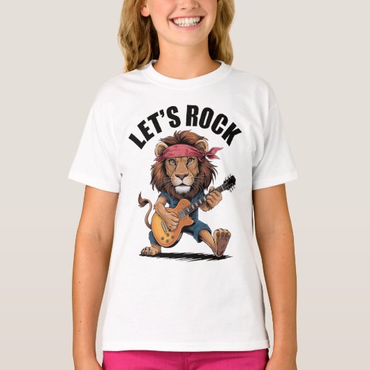 ライオ遊ンのギター Tシャツ (正面)