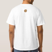 ライオ鮮やかンの頭の男のTシャツ Tシャツ (裏面)