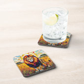 ライオ鮮やかンカラフルモザイク コースター (右側)