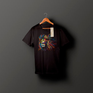 ライオ鮮やかン王 Tシャツ