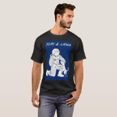 ライカガガリン宇宙飛行士宇宙ロシアライカマンガ Tシャツ (正面フル)