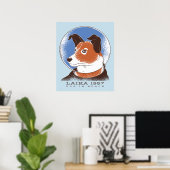 ライカソ宇宙ドッグ1957 ポスター (ホームオフィス)