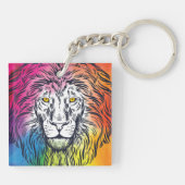 ライカラフルオンヘッドイラストレーション キーホルダー (裏面)