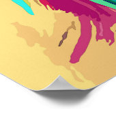 ライカラフルオンヘッドポートレート ポスター (角)