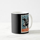 ライカ宇宙ドッグ製品ヴィンテージCCCPソ連ロシア コーヒーマグカップ (正面右)