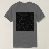 ライカ星座 Tシャツ (デザイン正面)