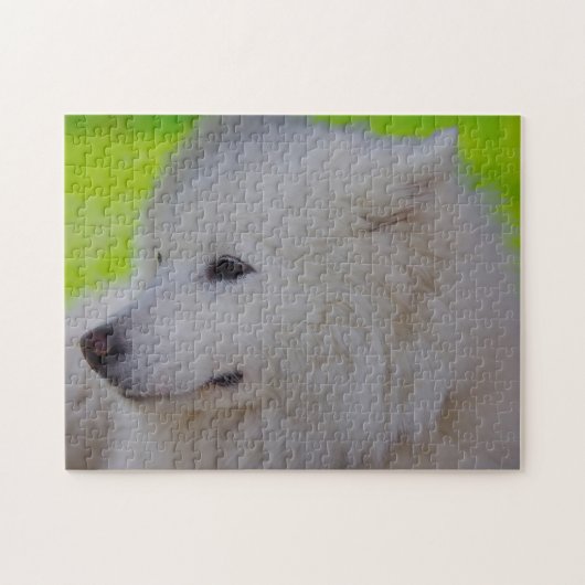 ライカ犬のジグザーズ。 ジグソーパズル (横)